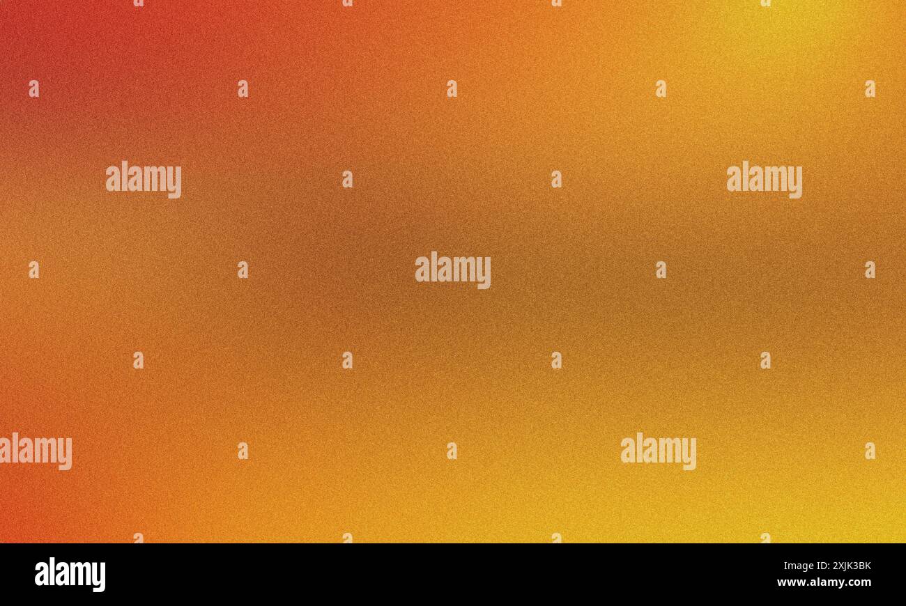 Orange and yellow abstract gradient background with a textured, grainy effect Stock Photo