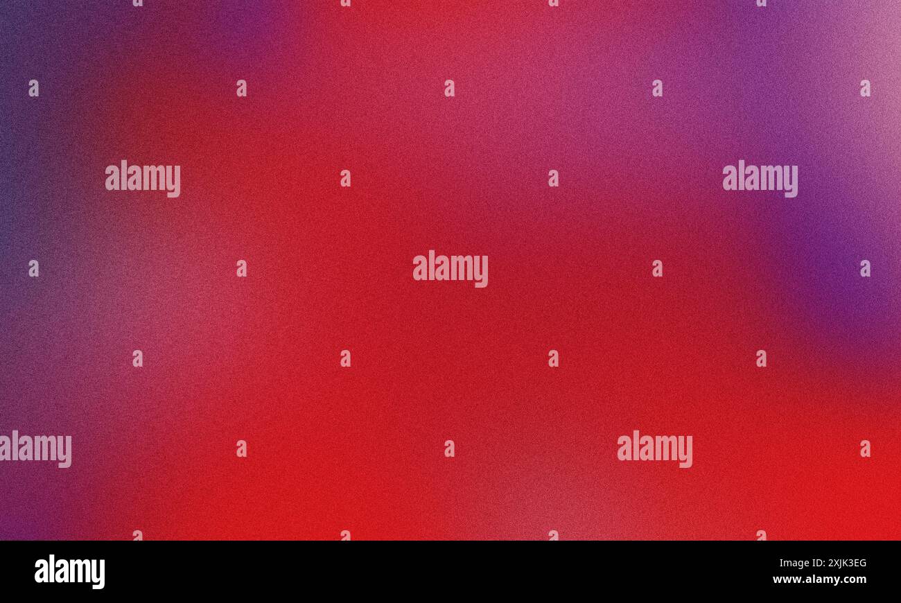 Abstract red and purple gradient background with a textured grain effect Stock Photo