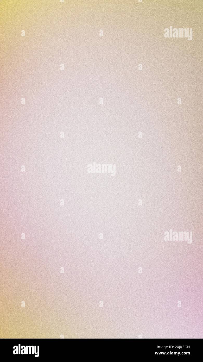 Grainy texture featuring a vertical pink and yellow gradient background Stock Photo