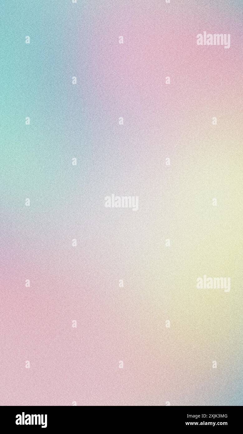 Abstract background featuring a grainy, pastel colored gradient Stock Photo