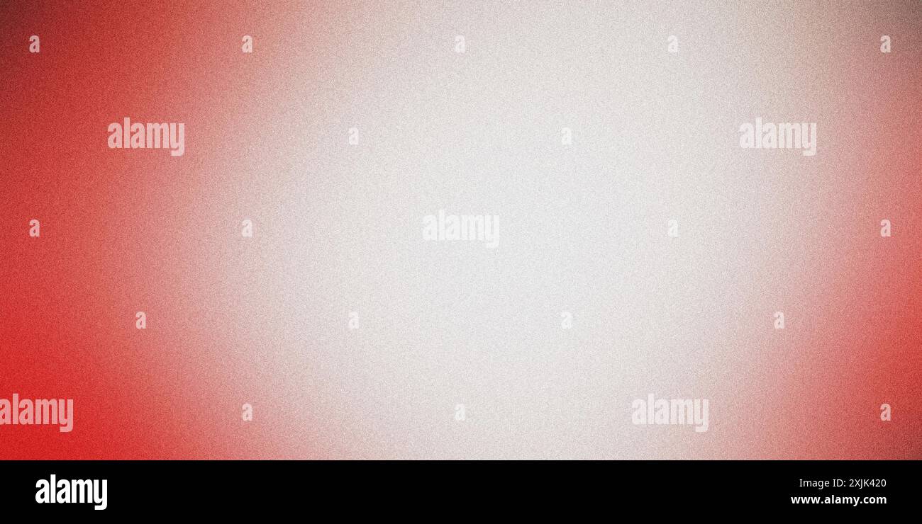 Red and white gradient background featuring a grainy texture Stock Photo