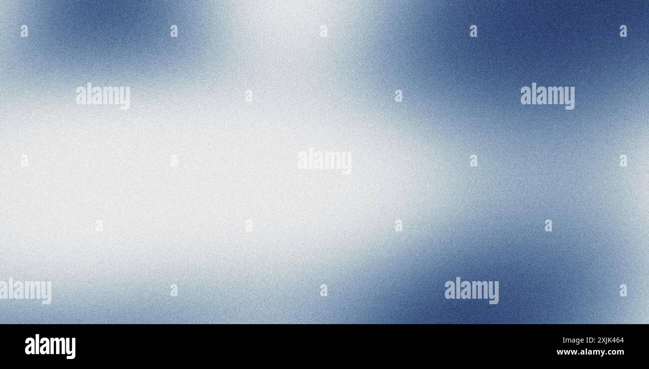 Abstract background featuring a grainy textured surface with a smooth blue vignette Stock Photo