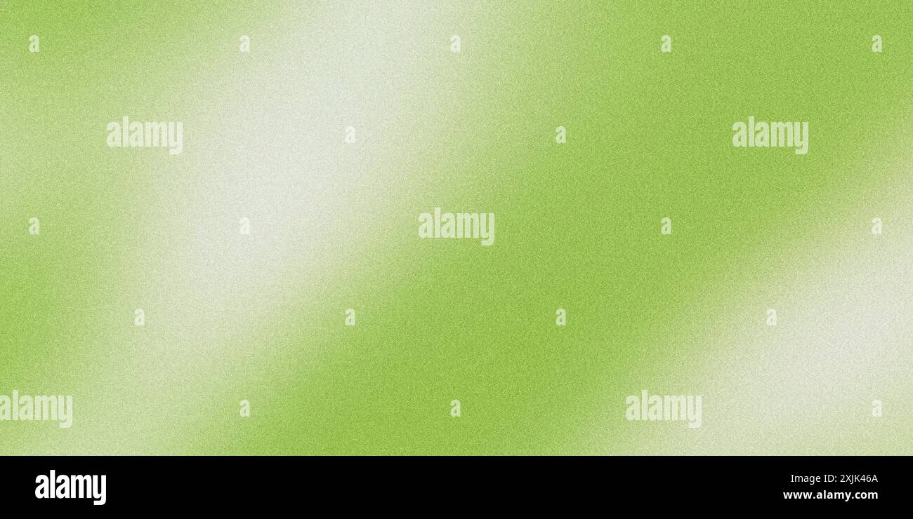 Green and white grainy gradient background creating an abstract design Stock Photo