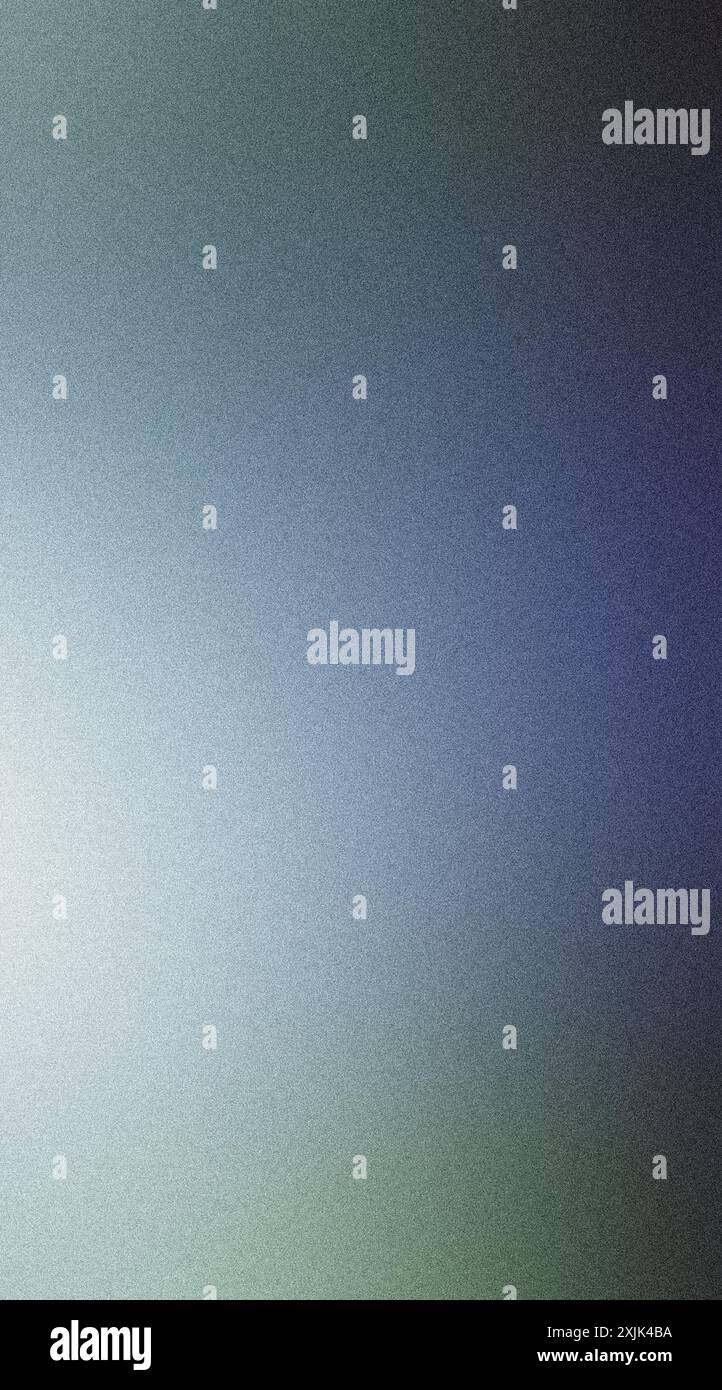Creating a subtle textured effect with a grainy blue green gradient background Stock Photo