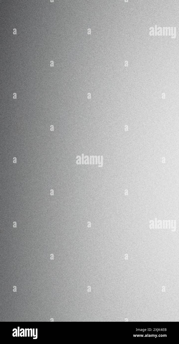 Grainy gradient is covering a metallic surface creating an abstract background Stock Photo