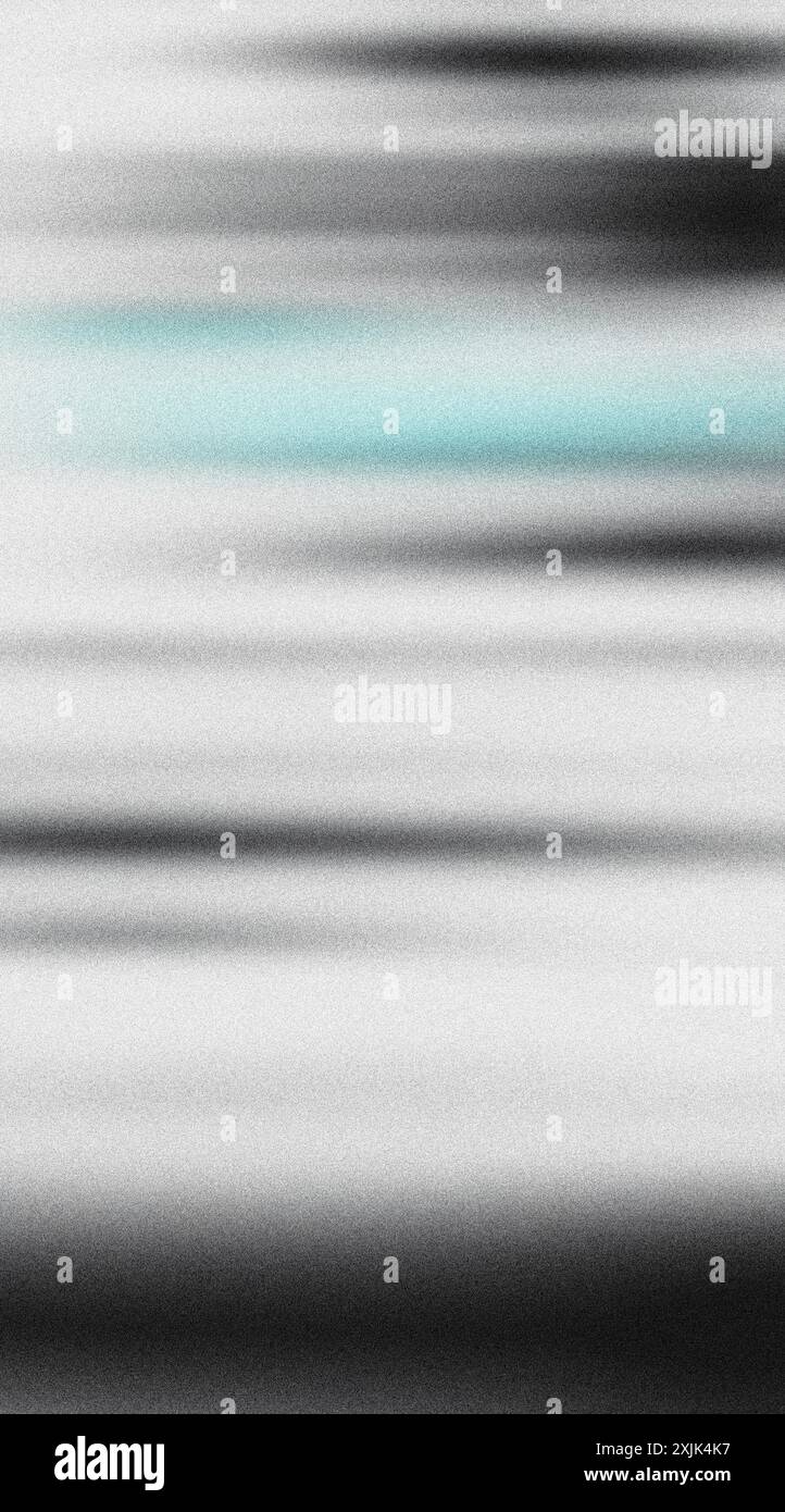 Abstract grainy texture background featuring a vibrant turquoise line, creating a captivating visual contrast Stock Photo
