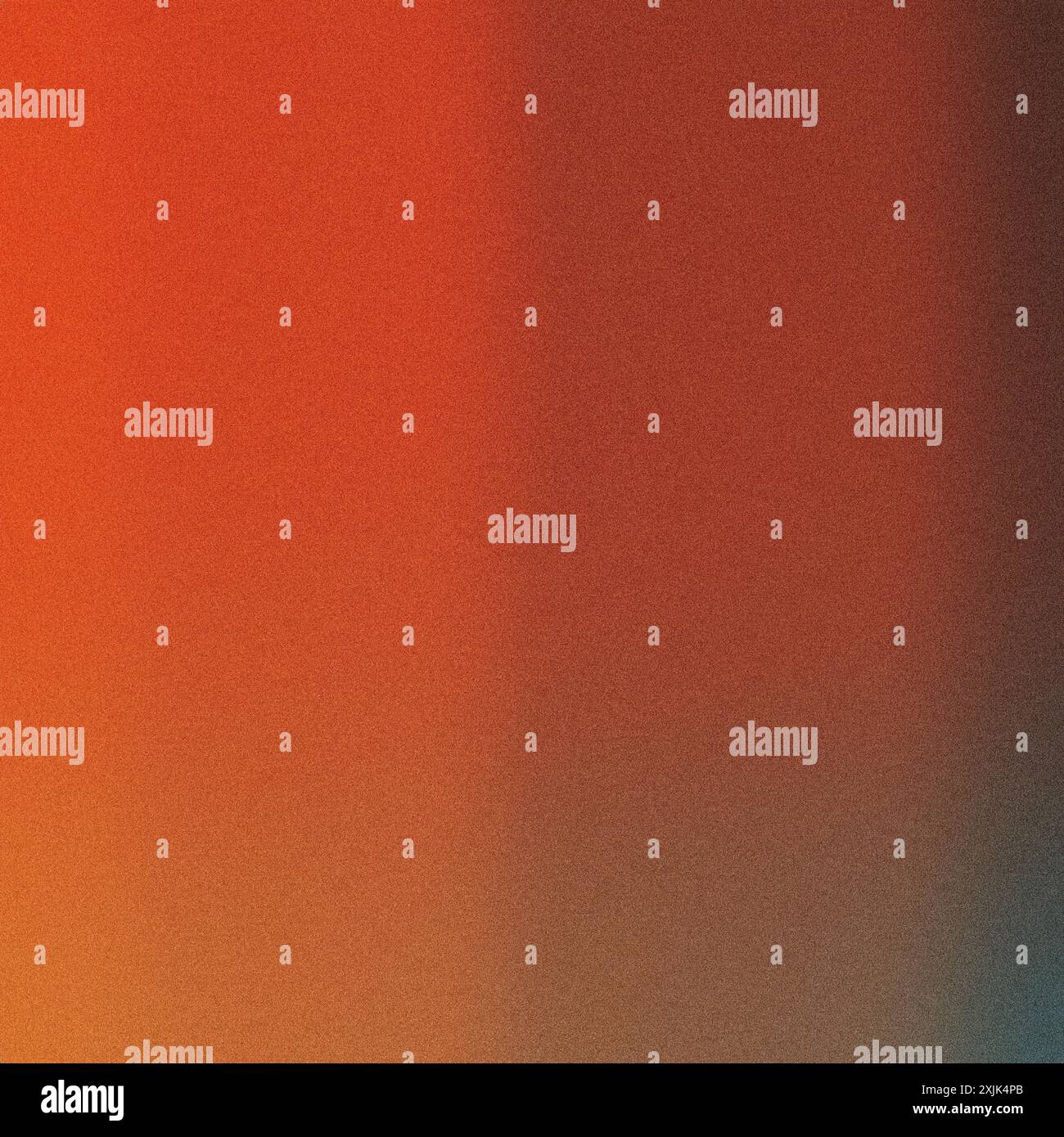 Grainy gradient background blending orange and teal colors Stock Photo