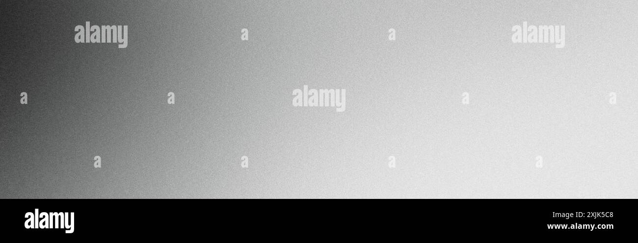 Black and white gradient background with a subtle grain texture Stock Photo