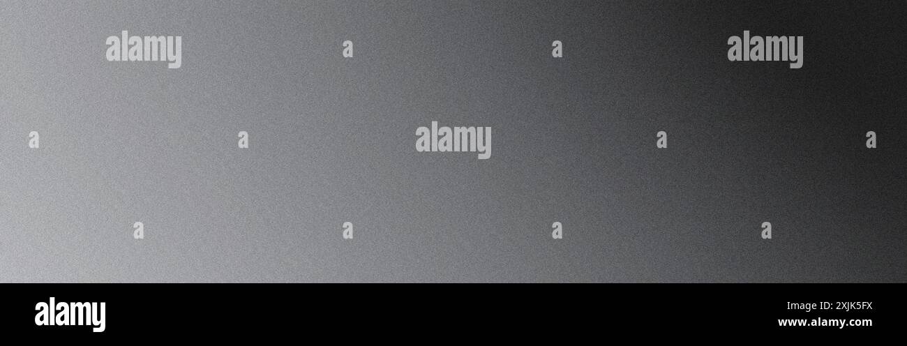 Grainy textured abstract background with a smooth gradient transitioning from light to dark grey Stock Photo