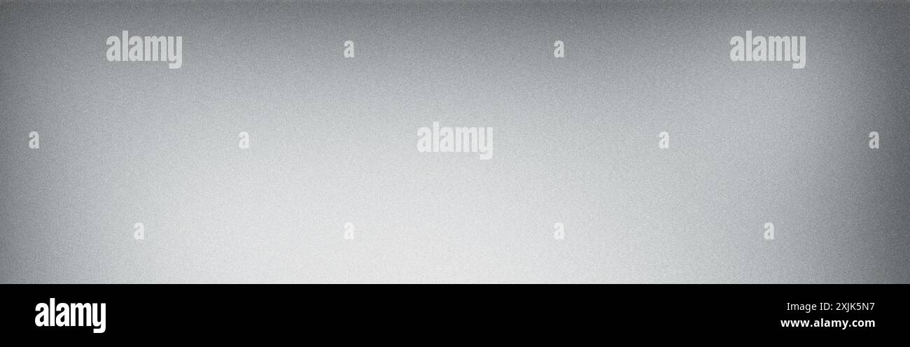 Grainy metallic background featuring a light silver gradient Stock Photo