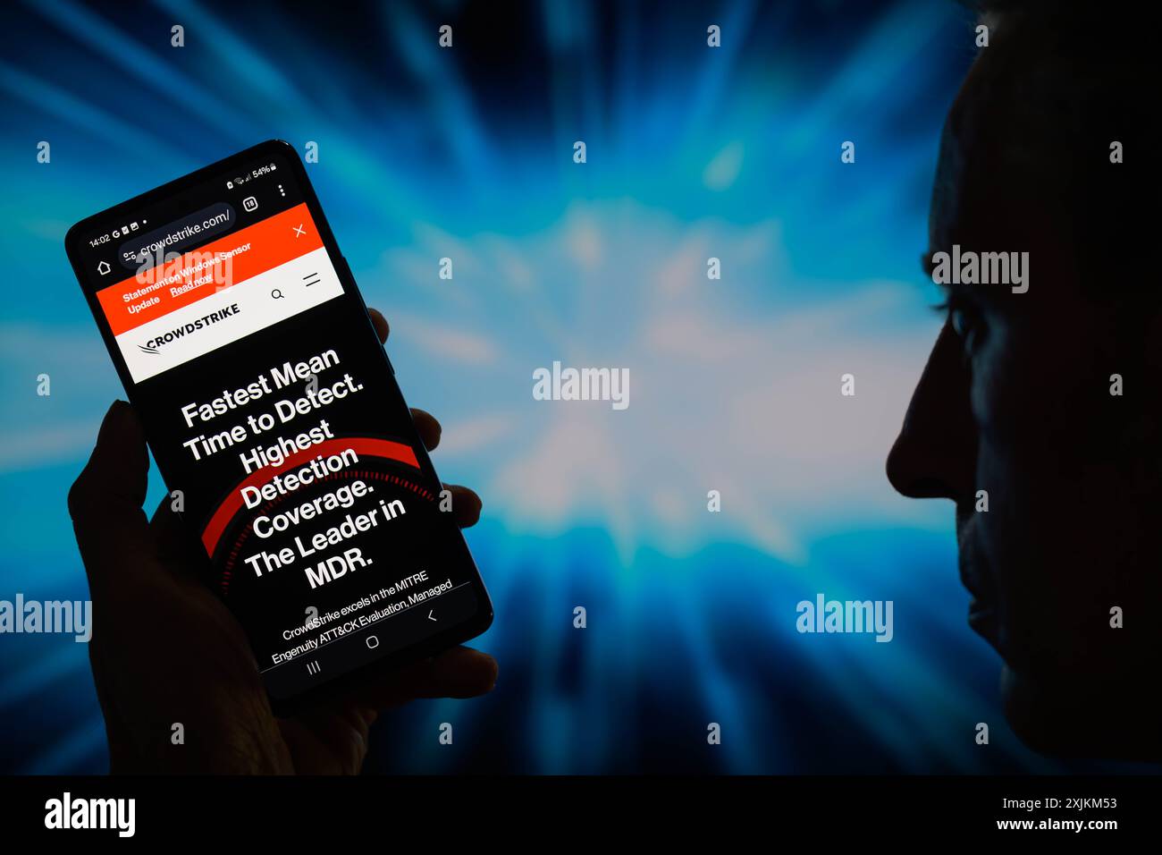 Crowdstrike error screen hi-res stock photography and images - Alamy