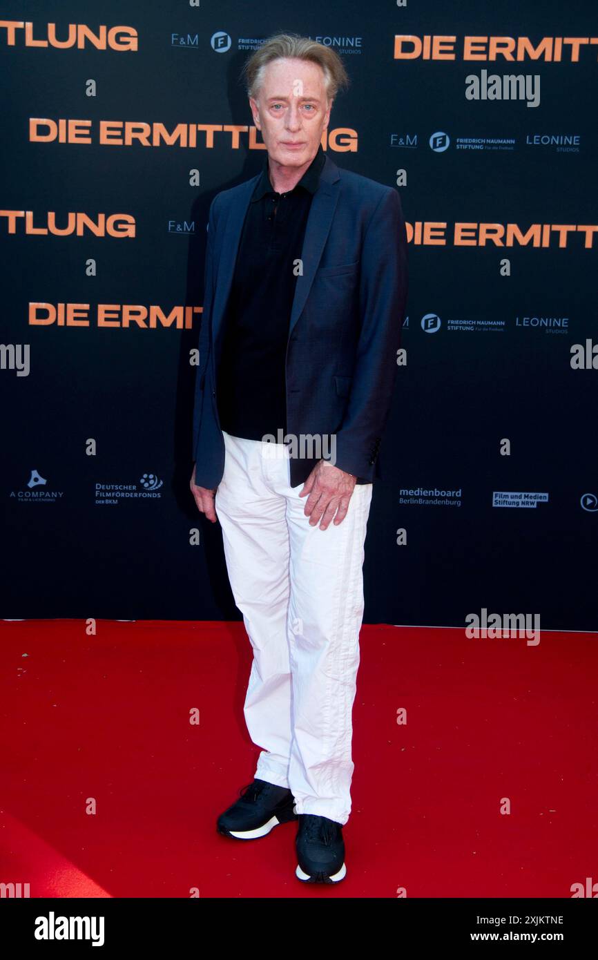 Wilfried Hochholdinger, DIE ERMITTLUNG, photo call on the red carpet for the Berlin premiere at the ZOO Palast, Berlin, 16 July 2024 Stock Photo