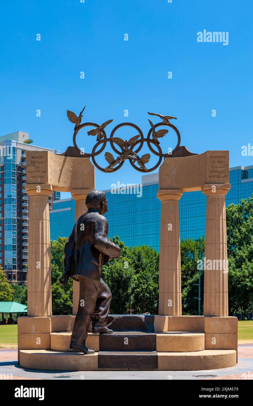 'Gateway of Dreams' landmark located in Centennial Olympic Park ...