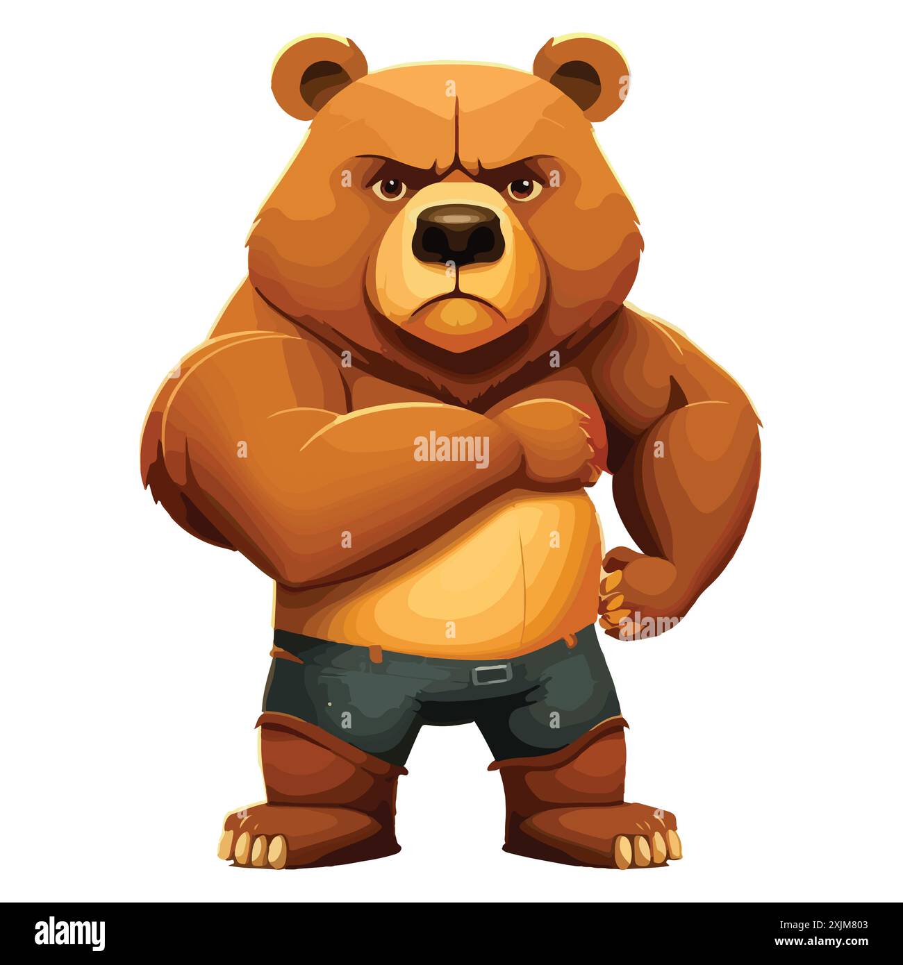 Angry Bear Vector Illustration Stock Vector Image & Art - Alamy