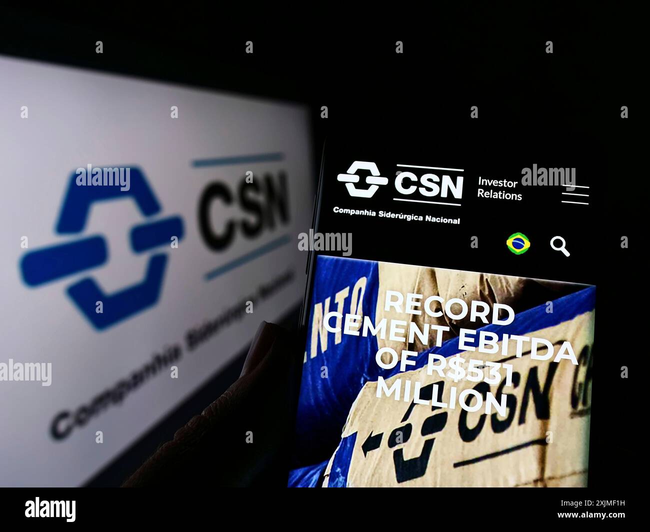 Csn logo hi-res stock photography and images - Alamy