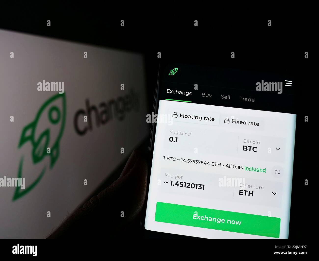 Changelly crypto hi-res stock photography and images - Alamy