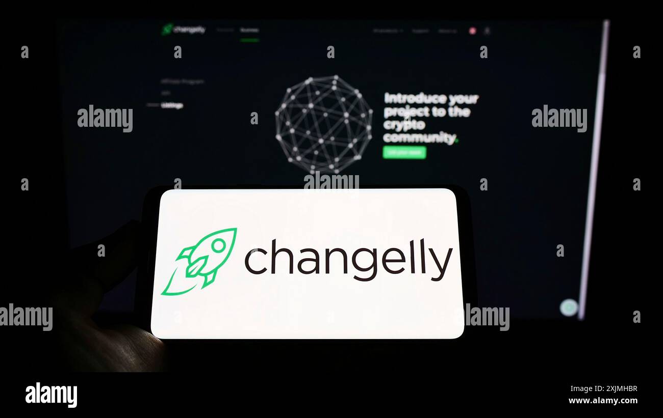 Changelly crypto hi-res stock photography and images - Alamy