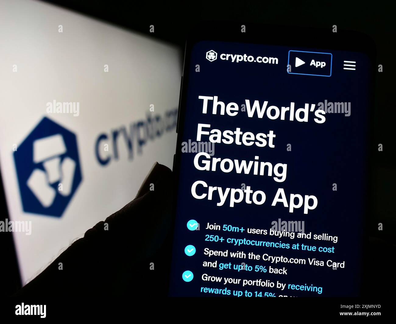 Crypto com hi-res stock photography and images - Alamy