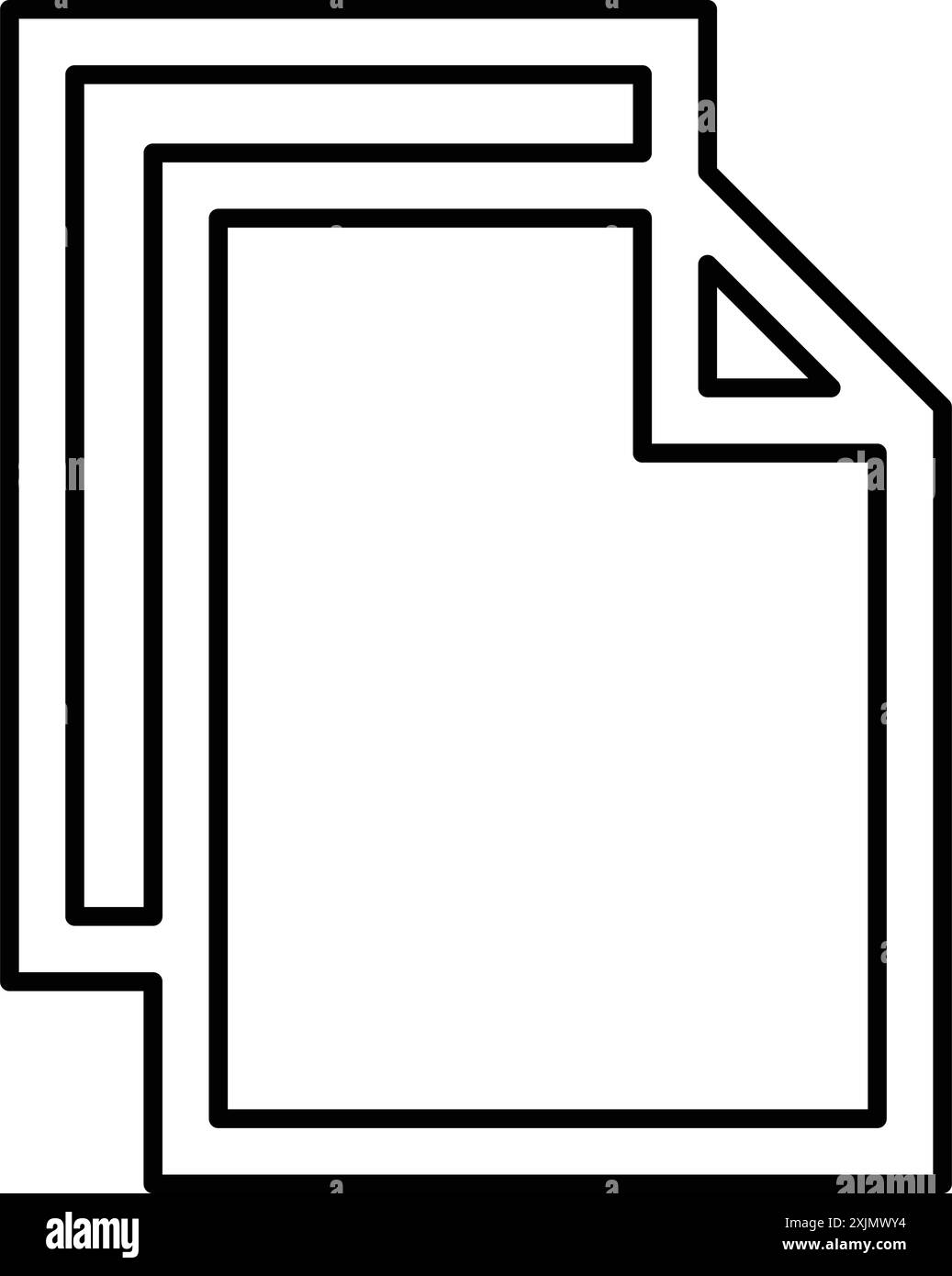 Document, file, paper icon. Commercial use, printed files and ...