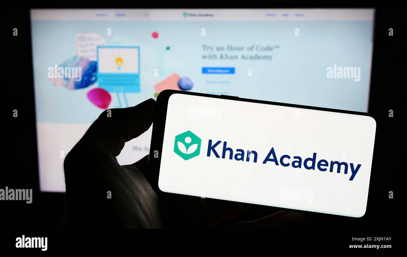 Khan academy logo hi-res stock photography and images - Alamy