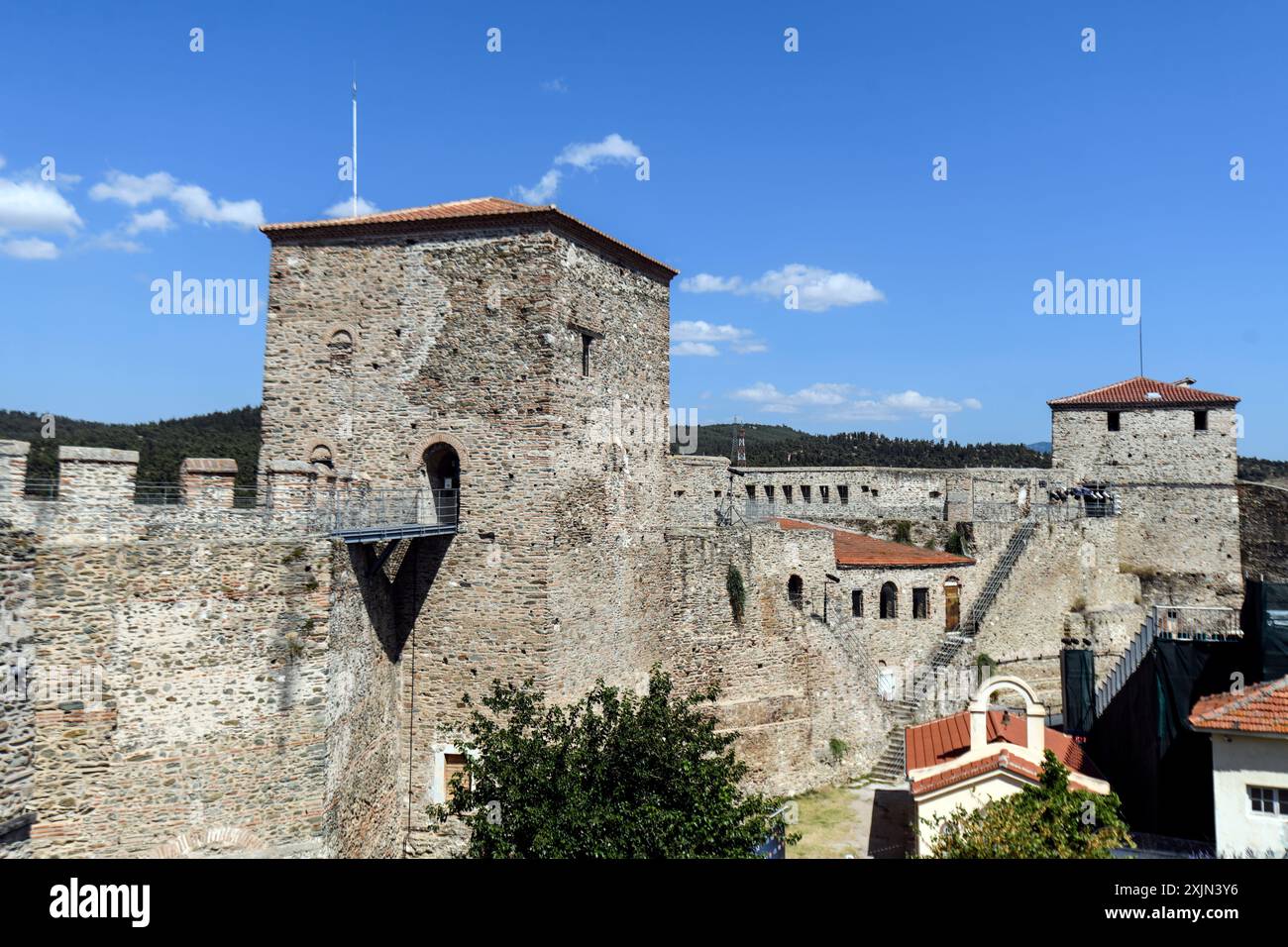 Thessaloniki: Heptapyrgion - Yedi Kule. Greece Stock Photo