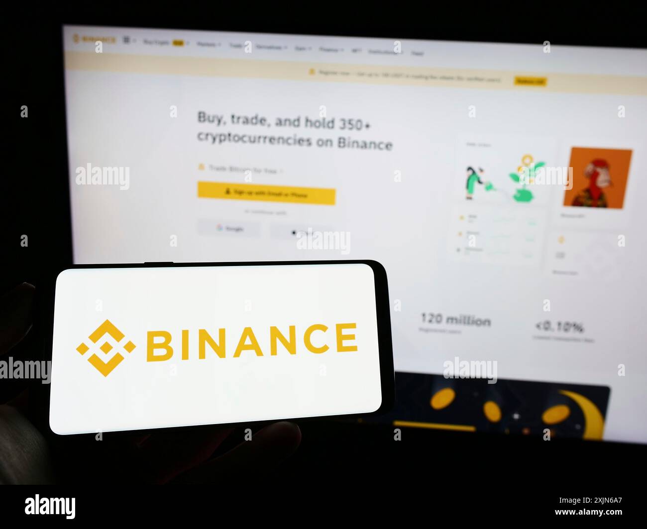 Binance holdings hi-res stock photography and images - Alamy