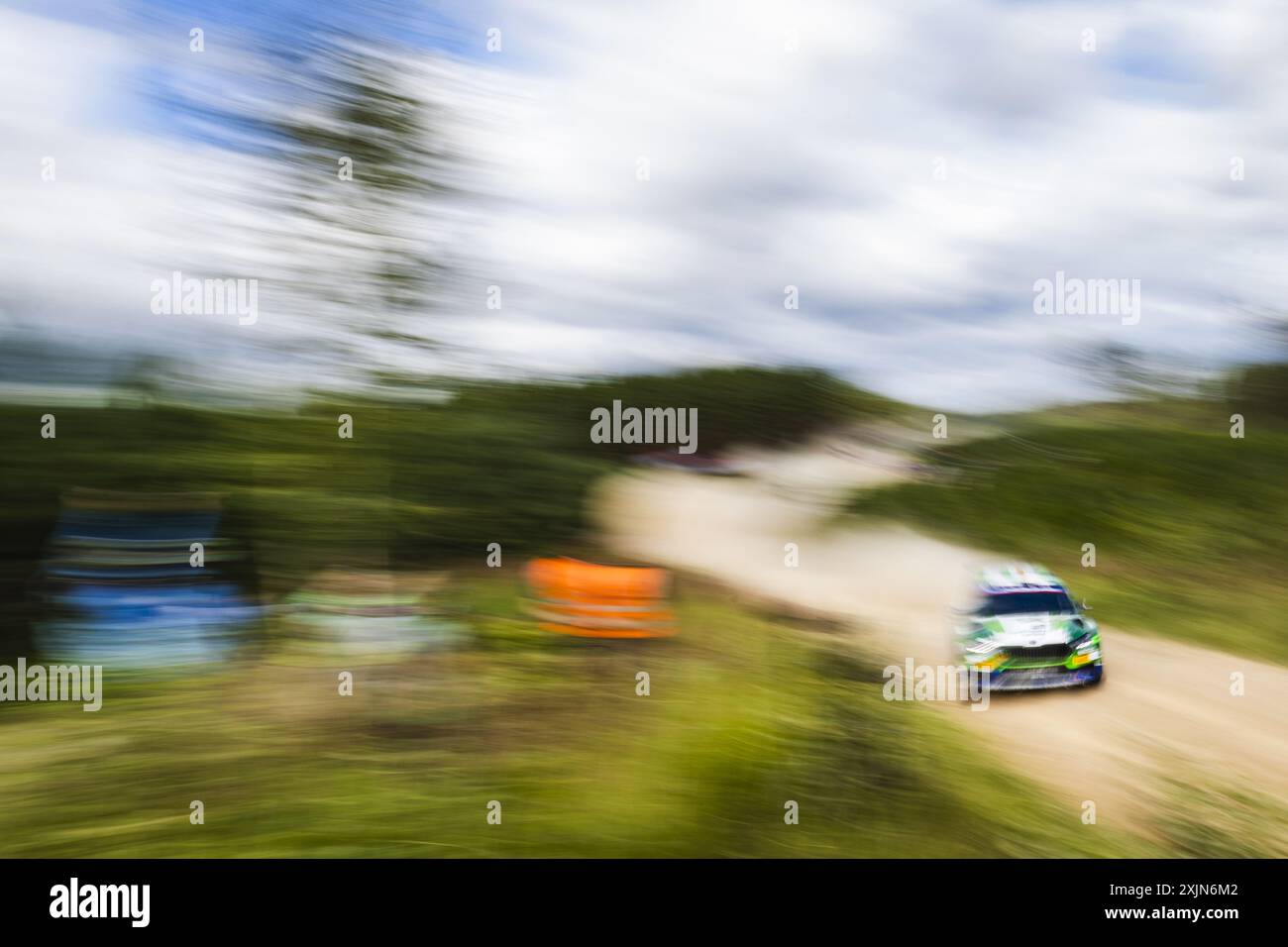 25 MCERLEAN Joshua, FULTON James, Skoda Fabia RS Rally2, action during ...