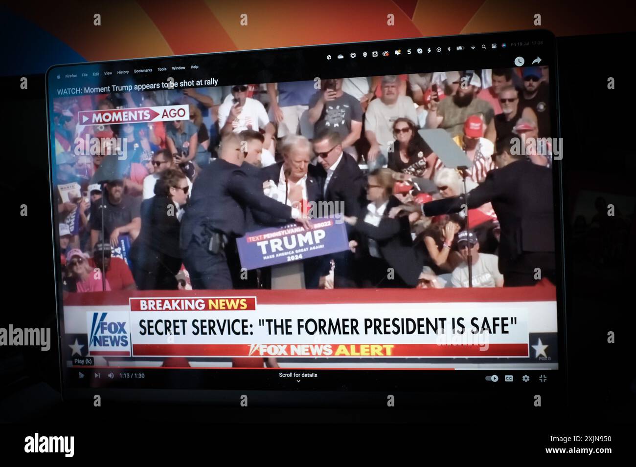 Donald trump assassination attempt hi-res stock photography and images ...