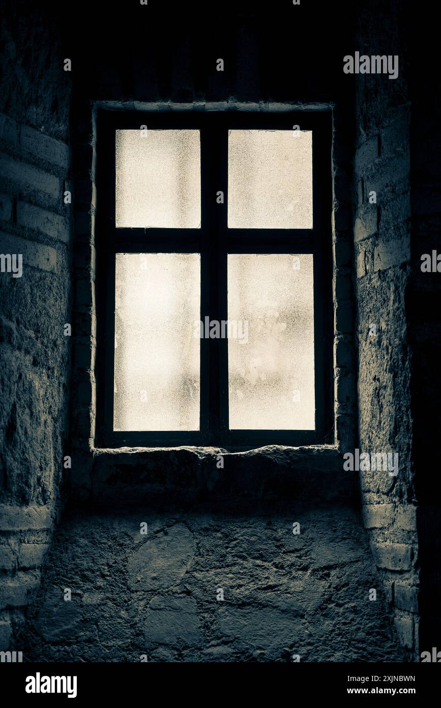Detail of aged Spanish-era architecture in Antigua, Guatemala, Central America Stock Photo