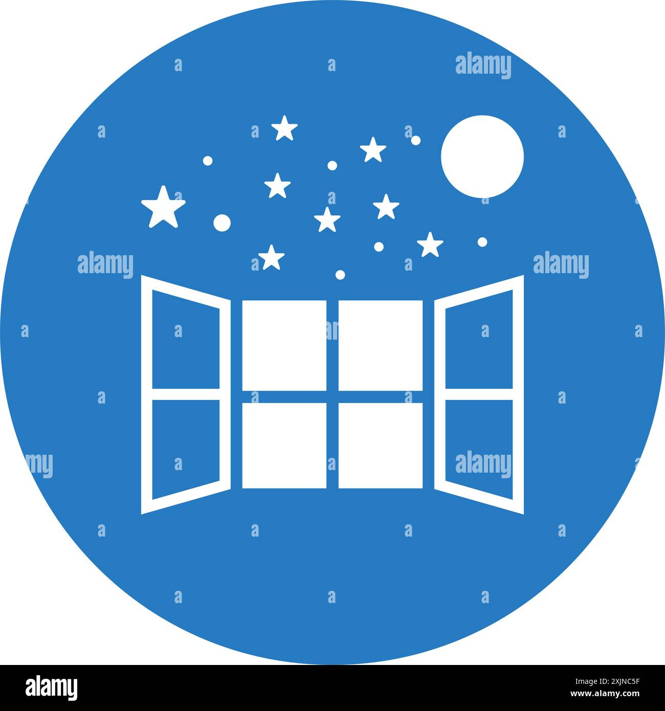 Window Open with clouds sky isolated icon - Perfect use for designing ...