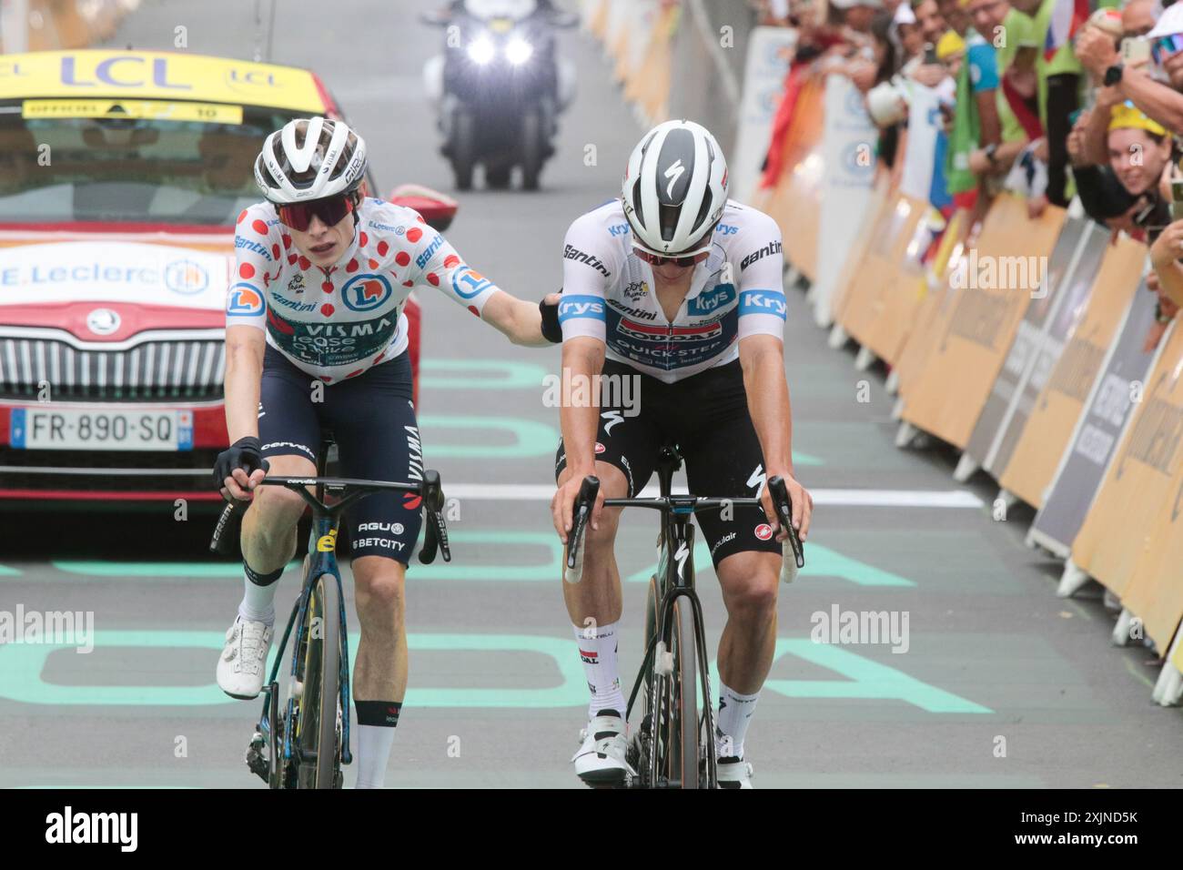 Tadej pogacar tour de france 2024 hi res stock photography and images