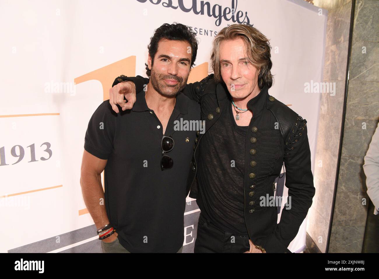 Los Angeles, CA USA - July 24, 2023: Jordi Vilasuso, Rick Springfield ...