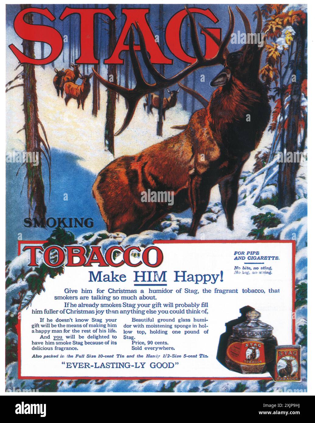 Stag Tobacco tin (JAS) Stag Tobacco tin (JAS)