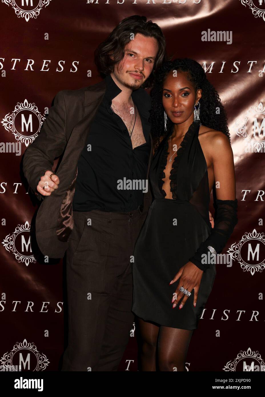Alexander Ron and Patrice Richards aka Tricey R attend the Alan ...