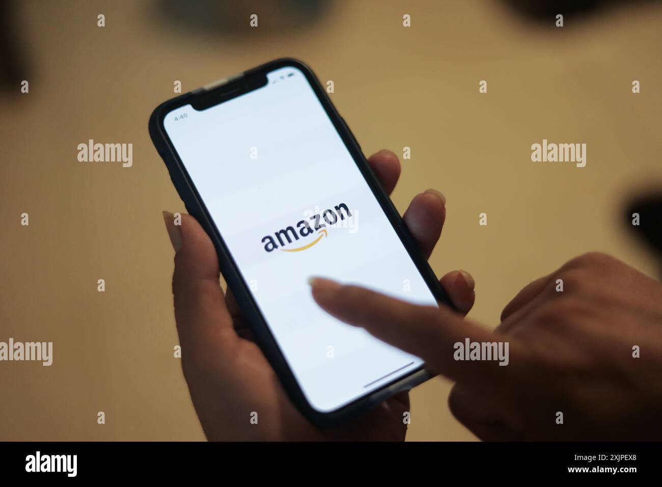 Mexico City Mexico 19th July 2024 An Amazon Customer Is Looking For mexico-city-mexico-19th-july-2024-an-amazon-customer-is-looking-for