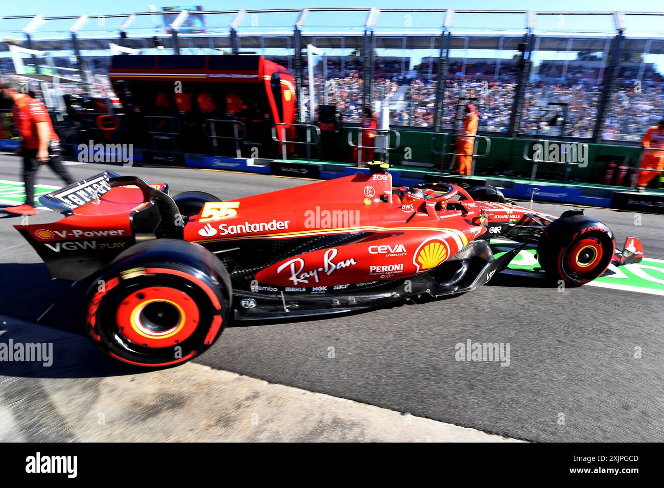 Day 2 of the 2024 Rolex Australian Formula 1 Grand Prix at the Albert