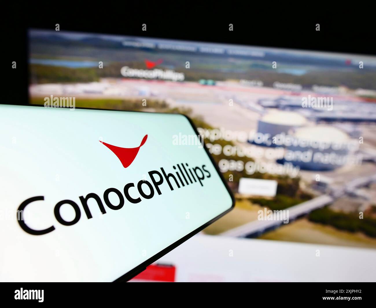Conocophillips logo hi-res stock photography and images - Alamy