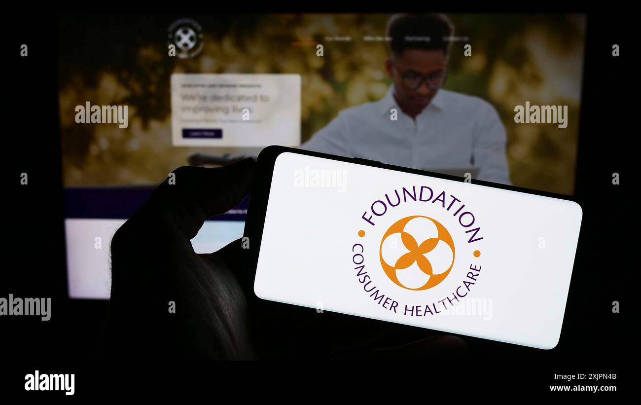 Foundation consumer healthcare logo hi-res stock photography and images -  Alamy