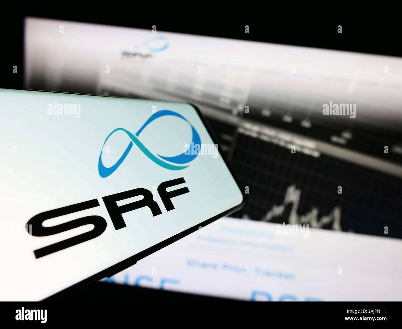 Stuttgart, Germany, 08-05-2023: Smartphone with logo of Indian ...