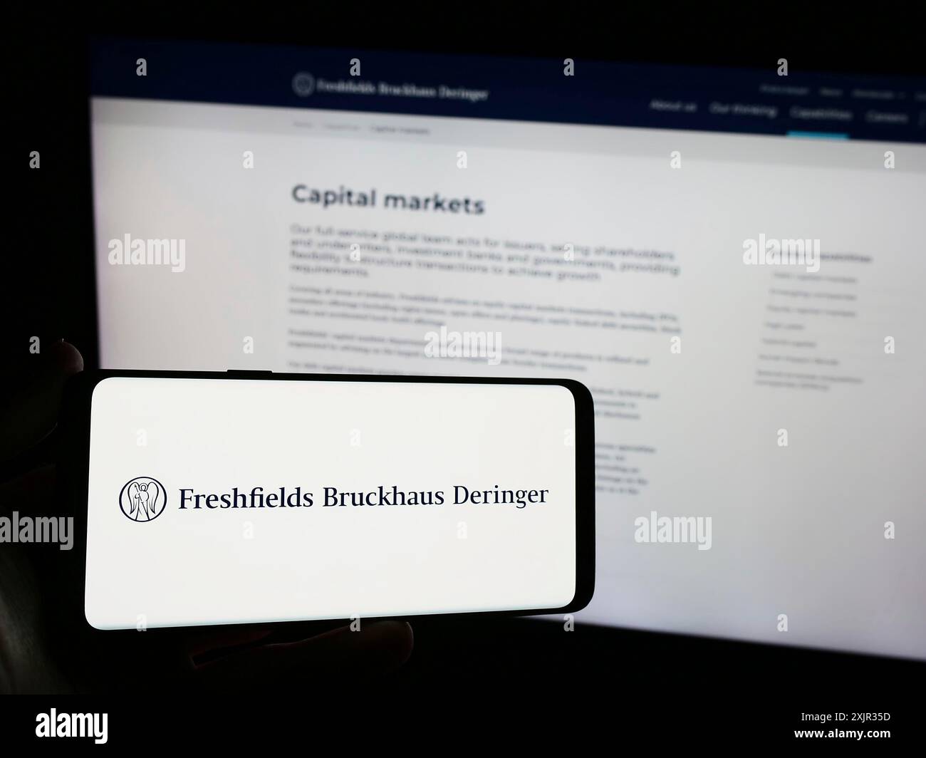Freshfields bruckhaus deringer logo hi-res stock photography and images ...