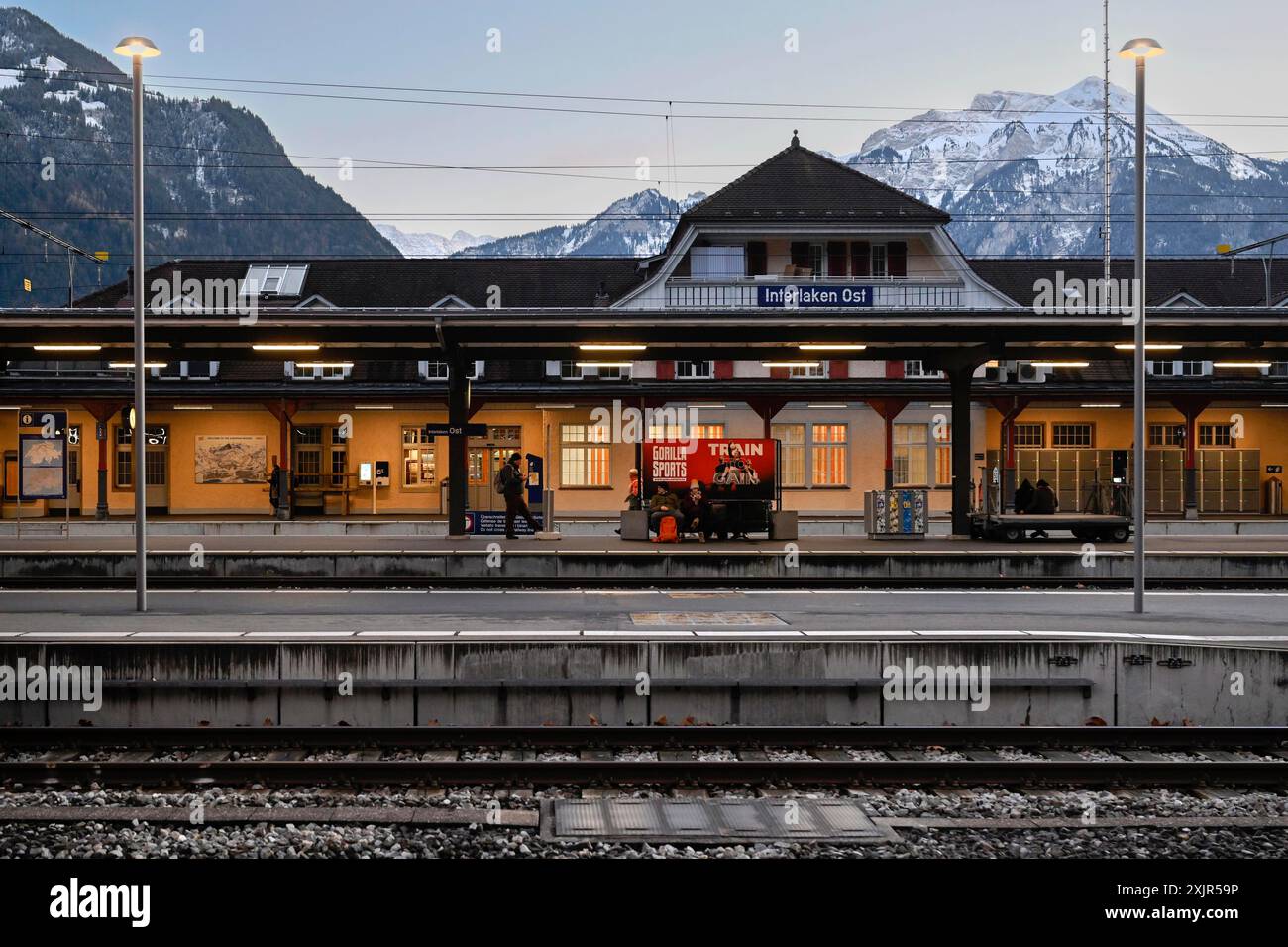 Interlaken ost train station hi-res stock photography and images - Alamy
