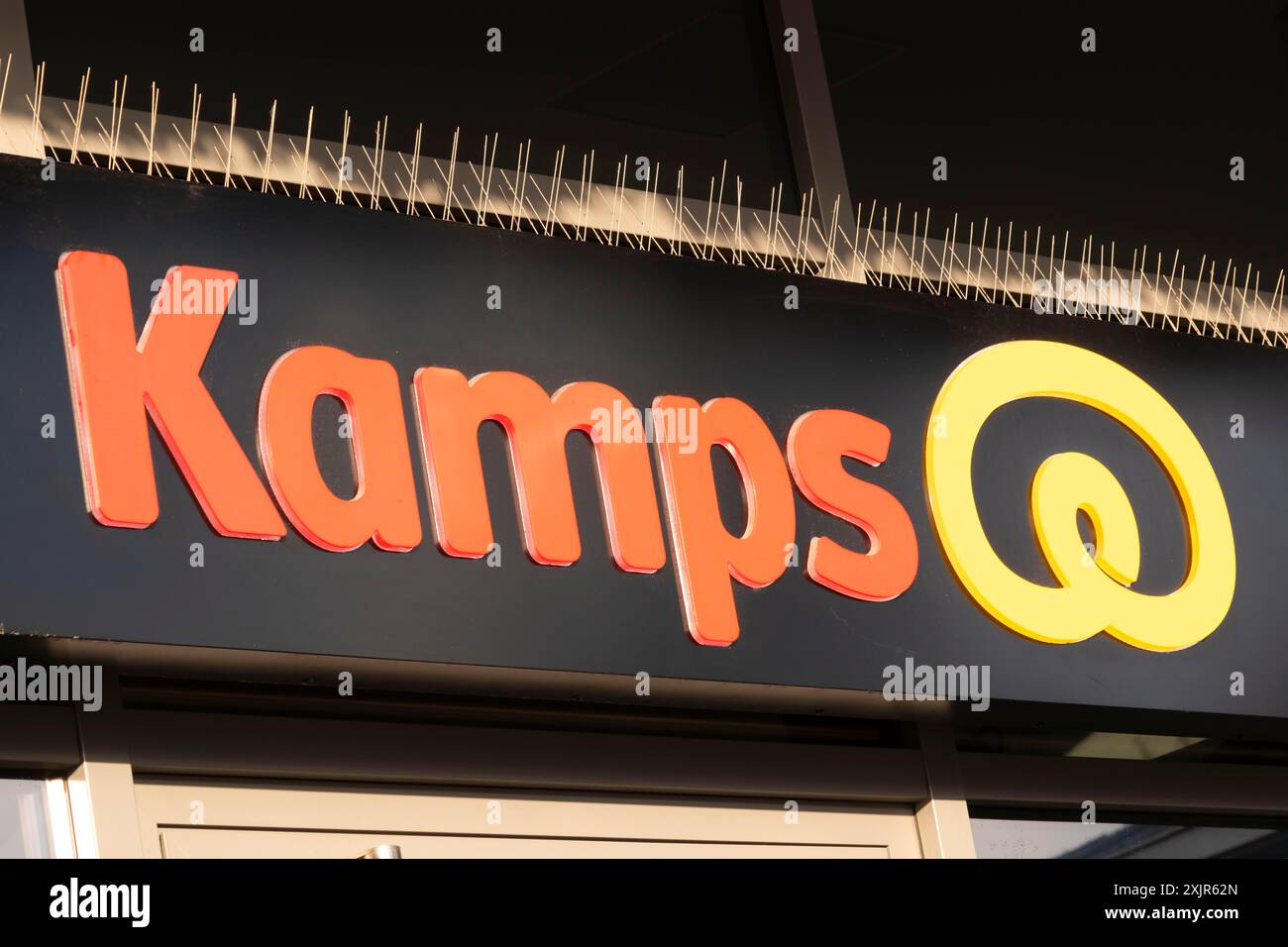 Kamps, bakery, facade with sign and logo, North Rhine-Westphalia, Germany Stock Photo