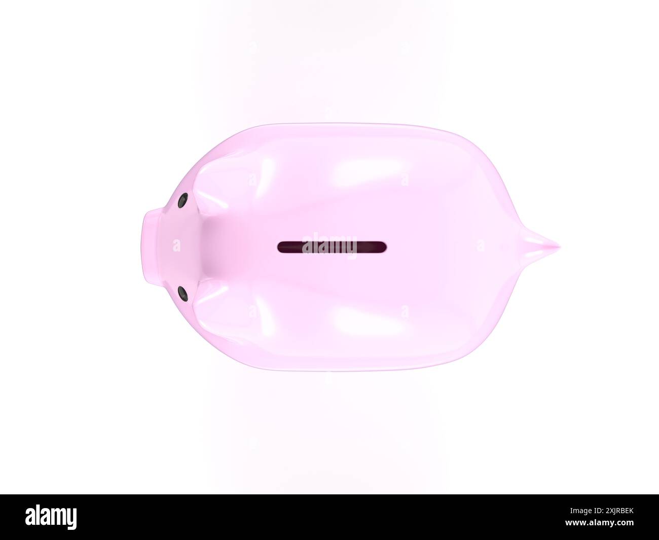 Piggy bank on a white background. 3d illustration Stock Photo - Alamy