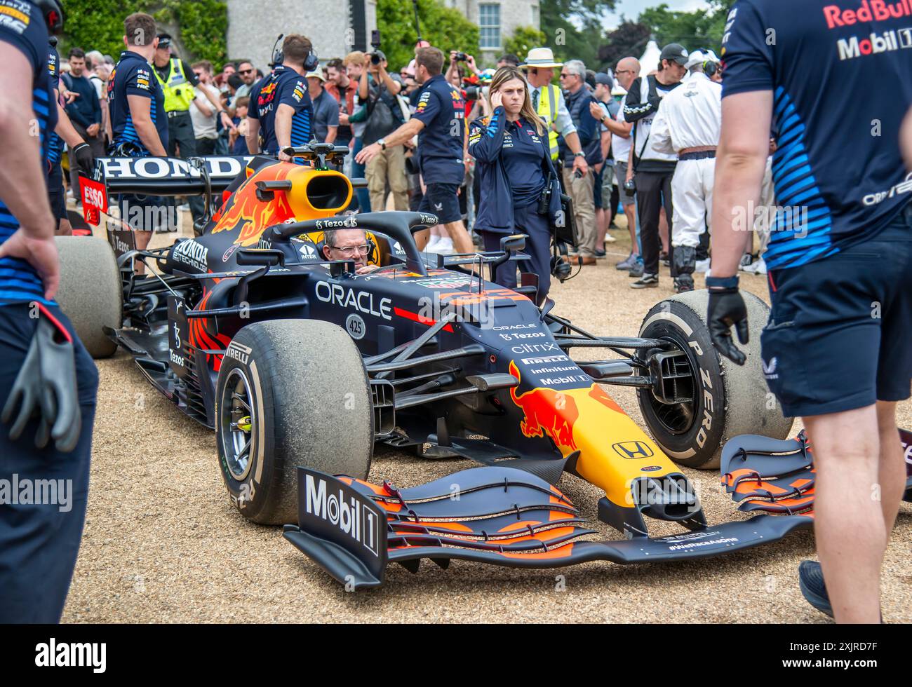 Red bull racing rb16b max verstappen hi-res stock