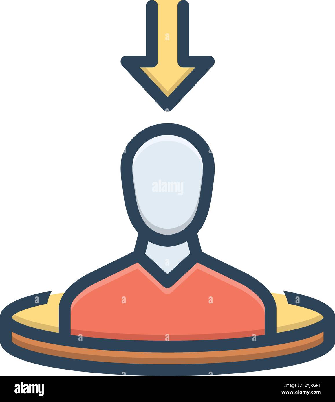 Icon for here,hither Stock Vector Image & Art - Alamy