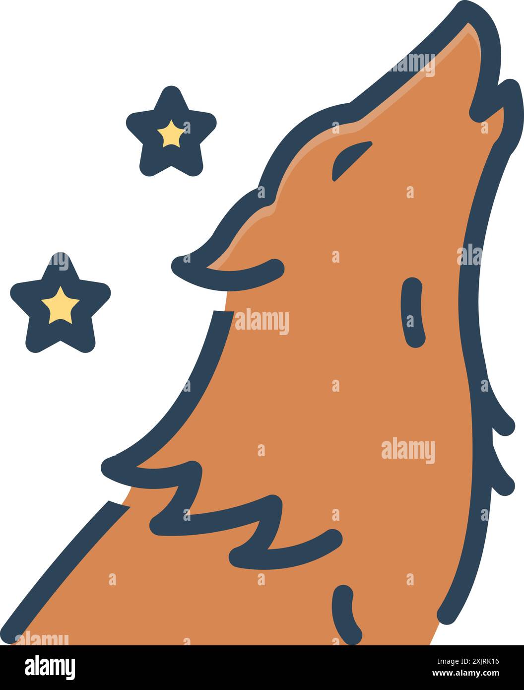 Icon for wolf,howl Stock Vector Image & Art - Alamy