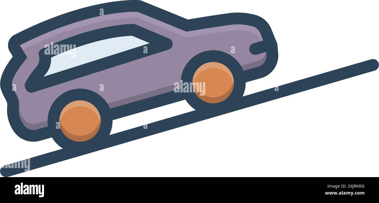 Slope steep slope Cut Out Stock Images & Pictures - Alamy