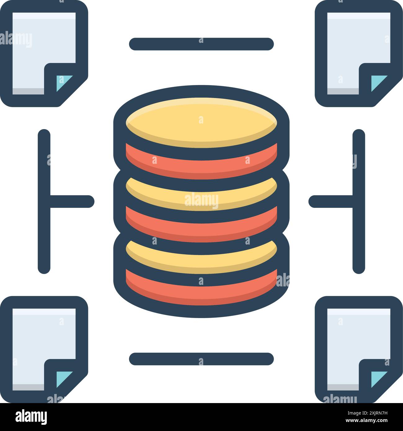 Databases vector vectors Stock Vector Images - Alamy