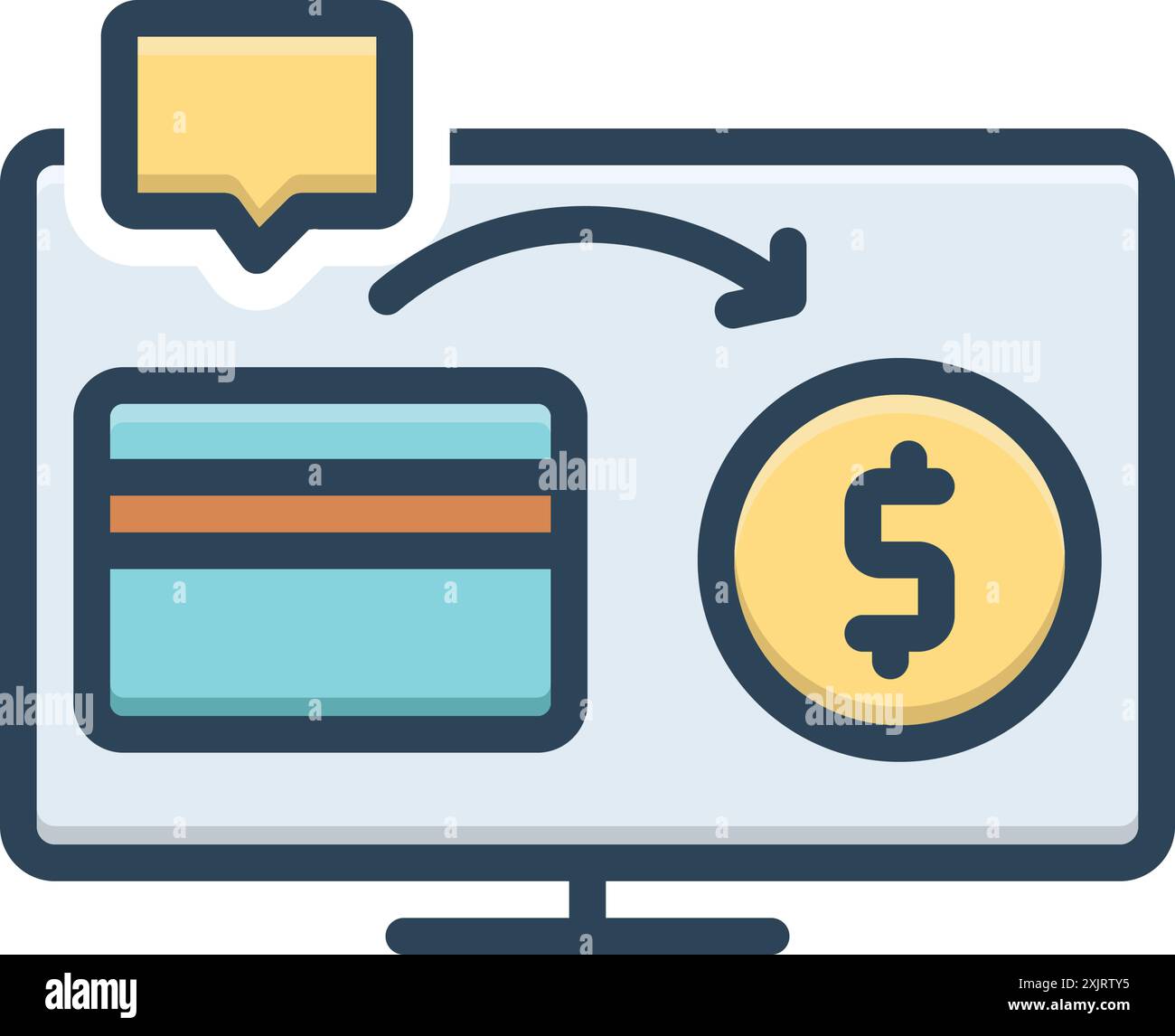 Icon for methods,process Stock Vector