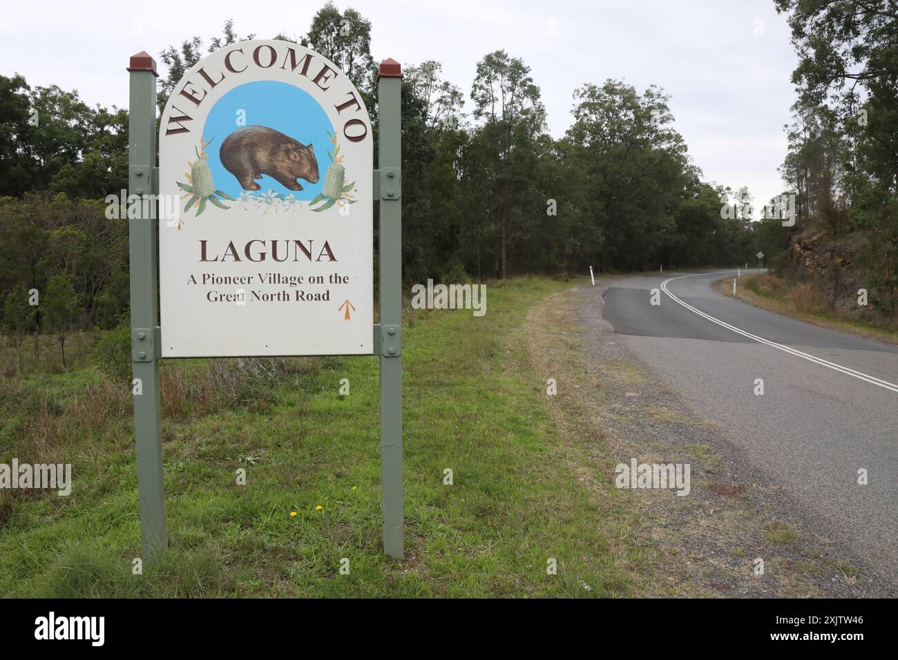 Great North Road at Laguna, NSW, Australia Stock Photo - Alamy